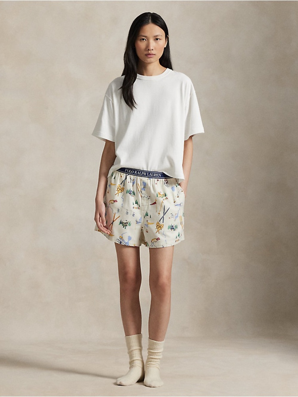 Polo by Ralph Lauren Ski-Motif Cotton Boxer